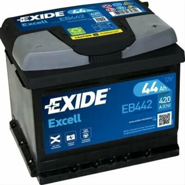 BATERIE EXIDE EXCELL 44AH 420A 207X 175X175 +DR